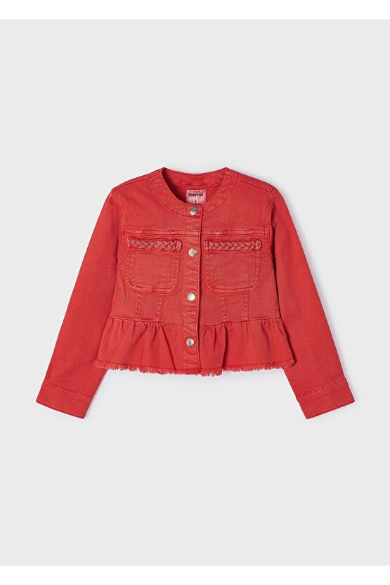Kız Çocuk Gabardin Ceket