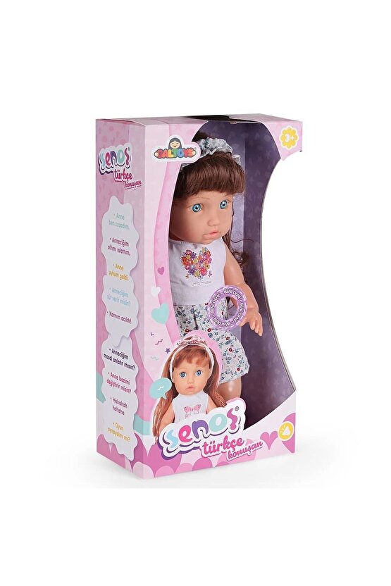 Senoş Saçlı Bebek - Türkçe Konuşan Senoş Et Bebek - Konuşan Bebek - Senoş Bebek - Saçlı Bebek - Kalp