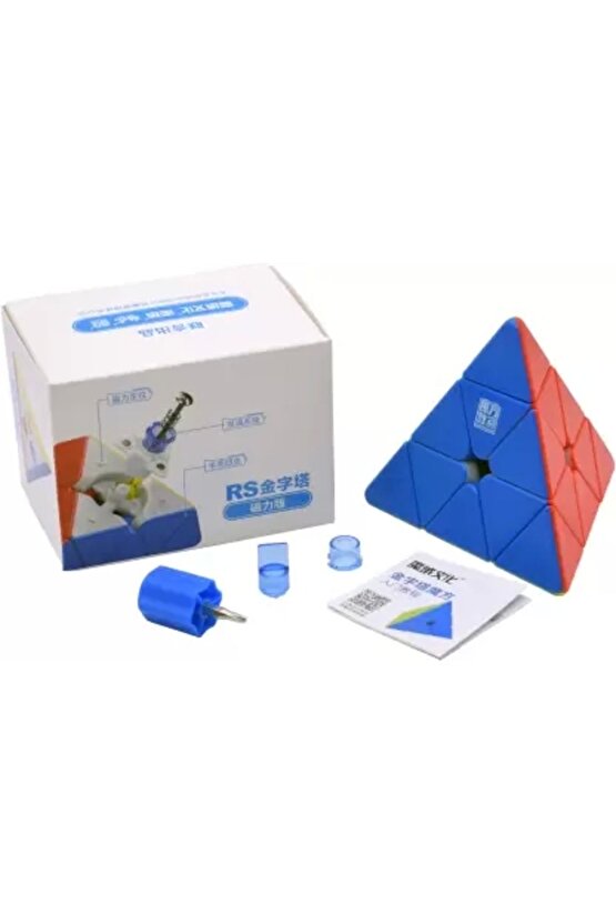 Orijinal MoYu Piramit RS Manyetik Çift Modülasyon Küp - Moyu Speed Cube - Moyu RS Piramit Zeka Küpü