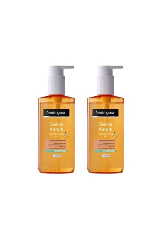Sivilce Karşıtı Yüz Temizleme Jeli 200ml X2