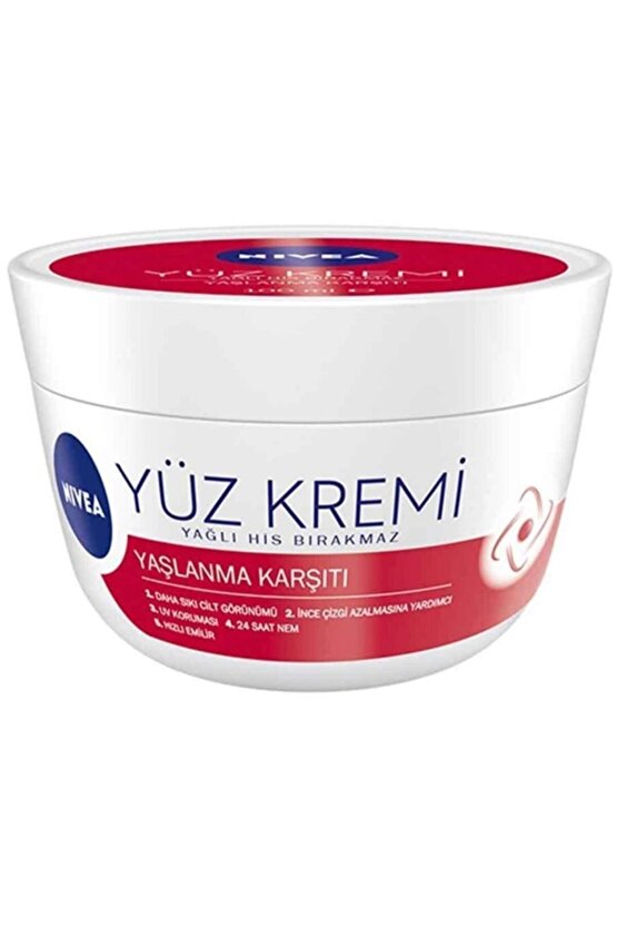 Yaşlanma Karşıtı Uv Korumalı Yüz Bakım Kremi 100 ml- 24 Saat Nemlendirici
