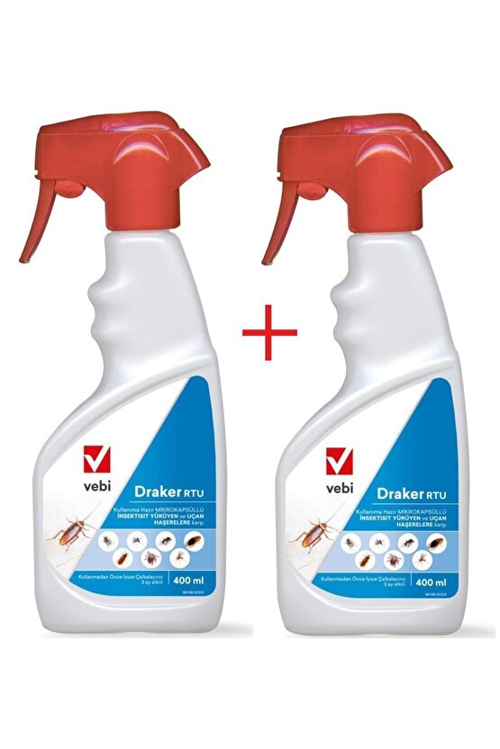 Rtu Kullanıma Hazır Haşere Ilacı Kokusuz 2×400 ml