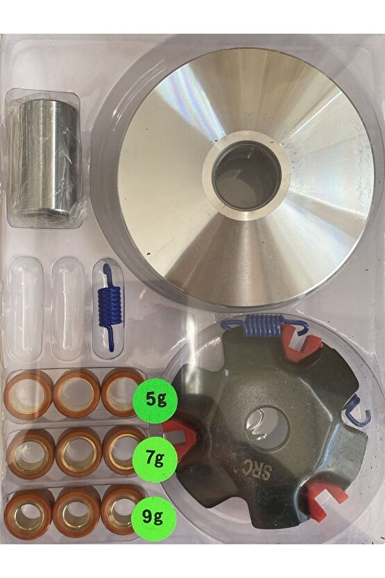 Scooter 50-80 Uyumlu Performans Ön Varyatör 5-7-9 Gr Çesitleri