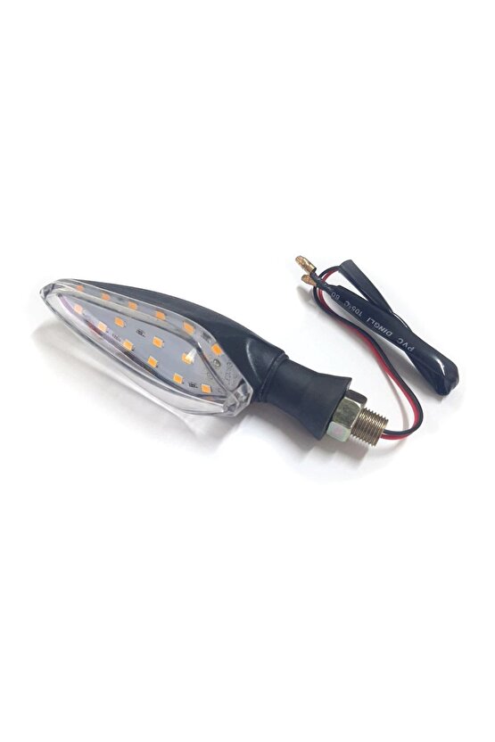 Motosiklet Üniversal Led Sinyal Beyaz Camlı Ktm Model