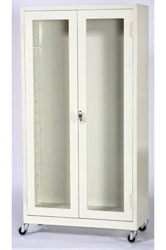 Alet Dolabı Çift Kapı Boydan Camsız