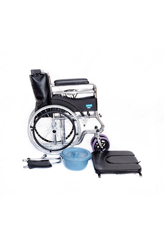 Comfort Plus Dm-680 Tuvalet Özellikli Tekerlekli Sandalye