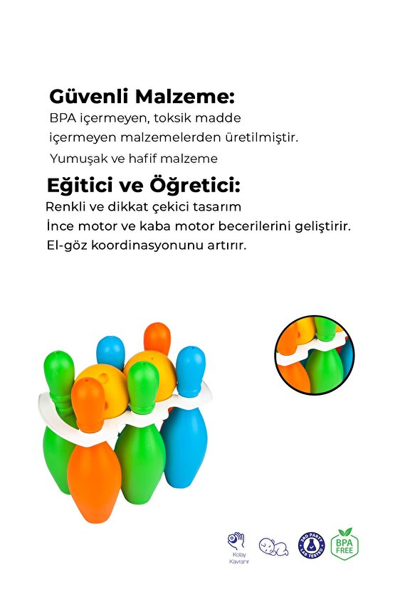 01602 Küçük Bowling Seti -