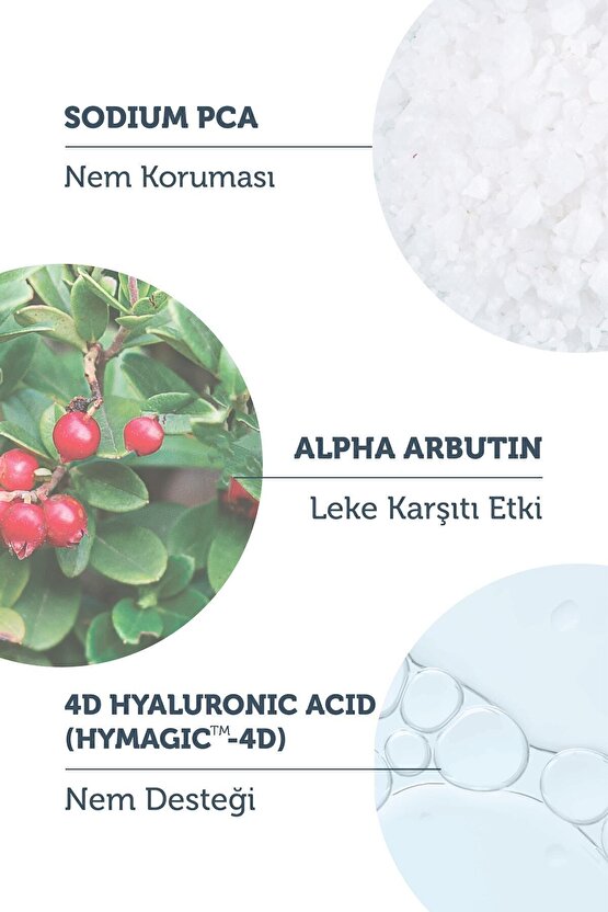 Leke Karşıtı Arbutin Cilt Bakım Serumu 30 Ml (arbutin %2 + Hyaluronic Acid)