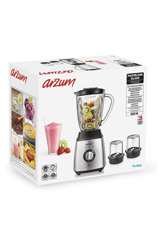 AR1056 Maxiblend Glass Sürahi Blender - Çelik