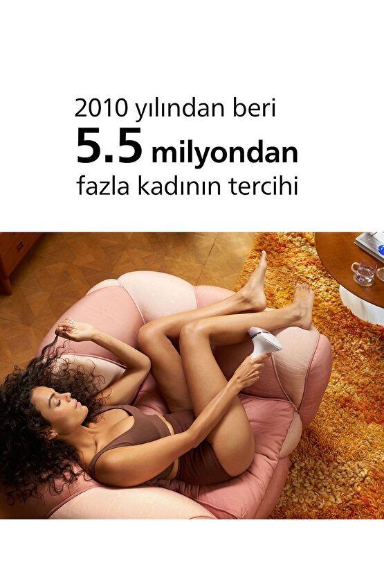 BRI95000 Lumea Lazer Epilasyon IPL Tüy Alma Cihazı,ÇantaHEDİYELİ,KabloluKablosuz Kullanım