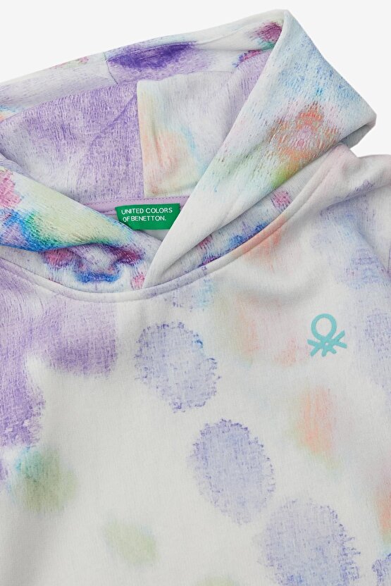 United Colors Of Bennetton Kadın Kapüşonlu Sweatshirt Bnt-g20843