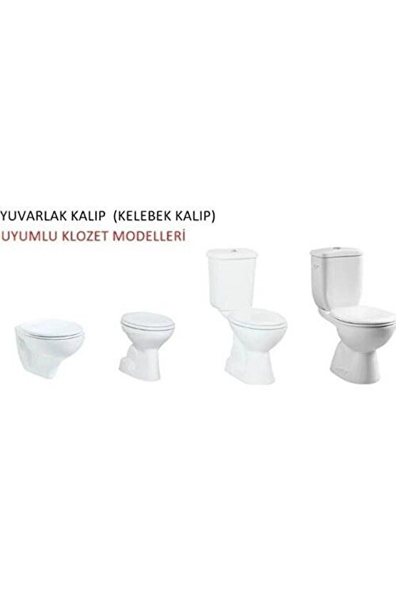 Nkp Slim Smart Thermoplast Yavaş Kapanan Klozet Kapağı 0302