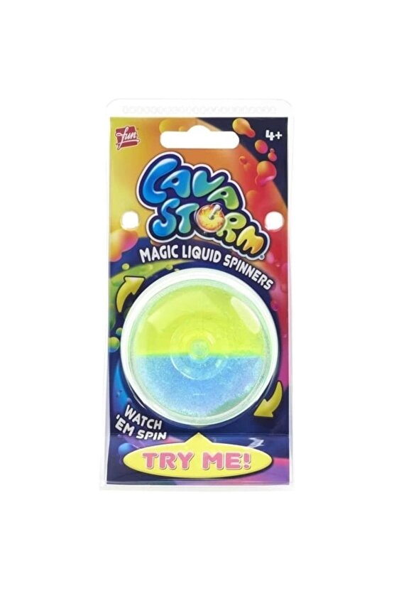 Lava Storm Magic Liquid Spinners - Lav Fırtınası Sihirli Sıvı Döndürücüler - Fırfır Topaç - Yeni Nes