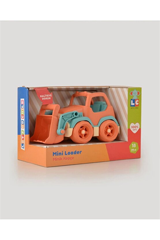 Lüx Somon Minik Kepçe - Plastik Kepçe - Kırılmaz Oyuncak - Kırılmaz Kepçe Dozer - Kepçe Dozer Setler
