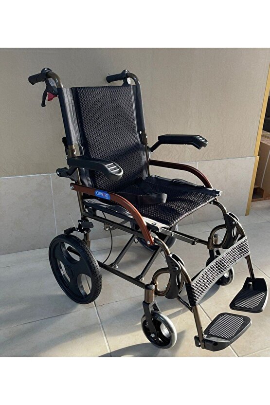 Comfort Plus GK863LABJ-12 Jet Black Transfer Alüminyum Tekerlekli Sandalye