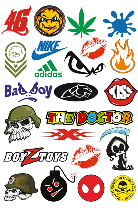 Sticker, çıkartma, yapışkan etiket, desenli sticker,