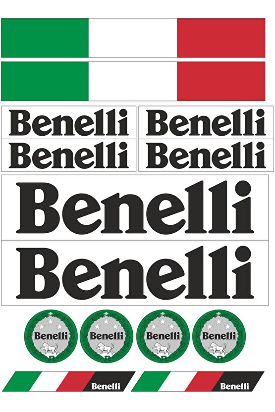 Benelli Sticker Seti Motosiklet ve Aksesuarlar İçin