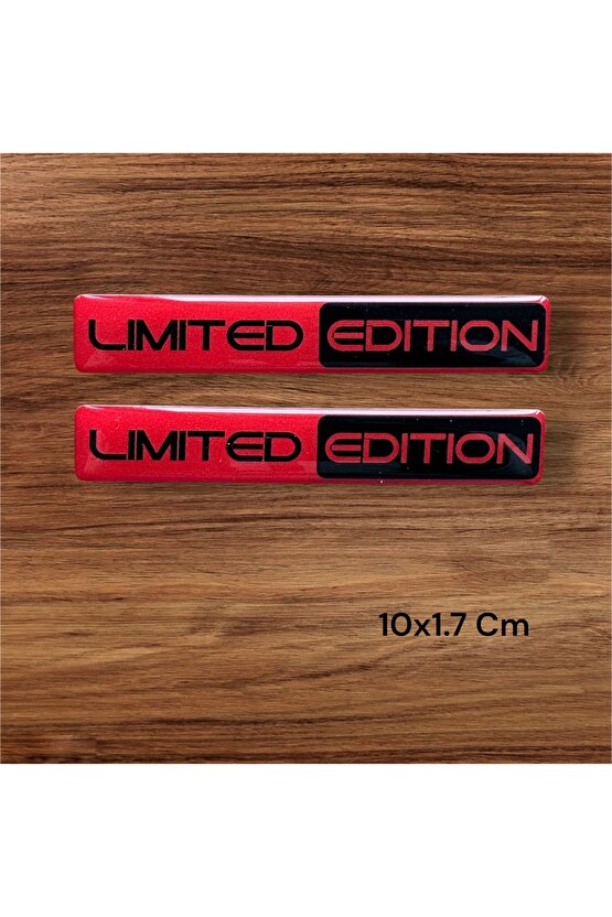 Limited Edition Damla Sticker Araba Stickerı (2 li Set) - 10x1.7 cm