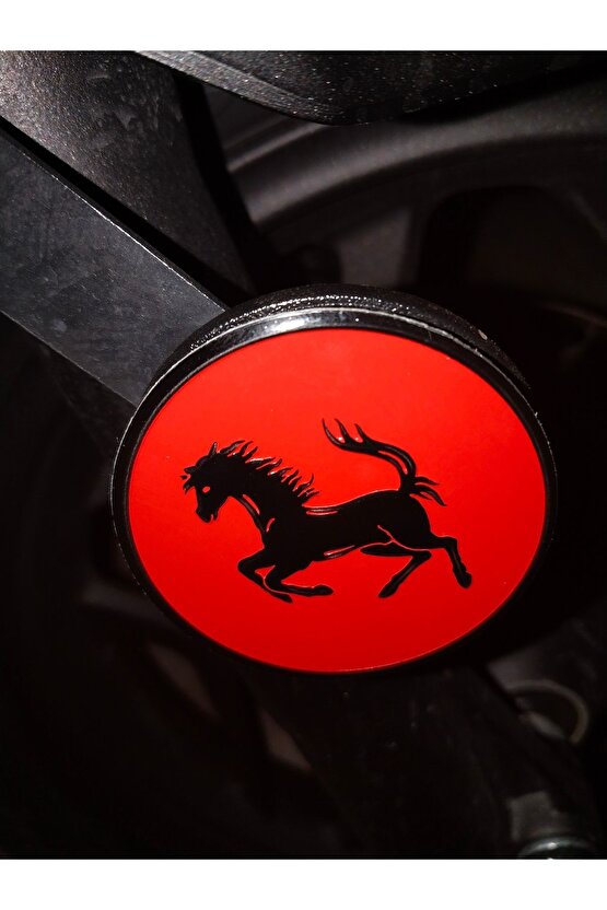 Dnc-pcx Dio Reflektör Logo Kırmızı Yuvarlak 2 Adet