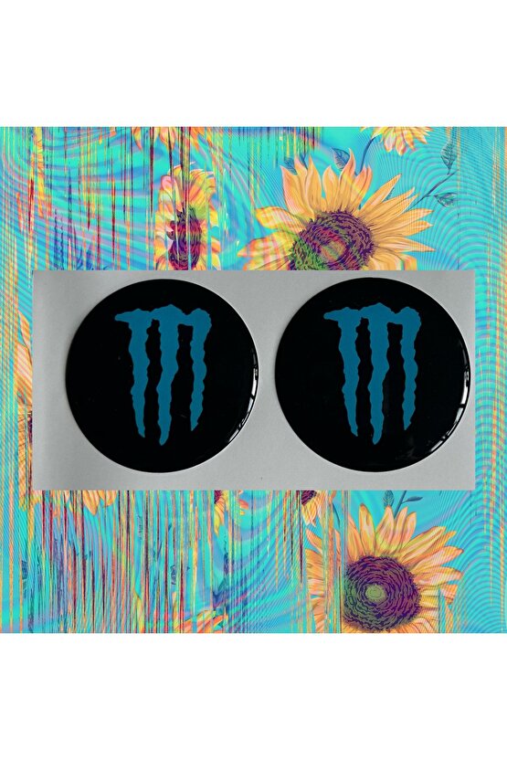 MONSTER 6 PHOENİX STİCKER MONSTER DAMLA LOGO 5x5 CM 2 ADET