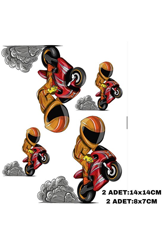 Moto1 PHOENİX STİCKER MOTORSİKLET ARAÇ LEPTOP STİCKER ÇIKARTMA