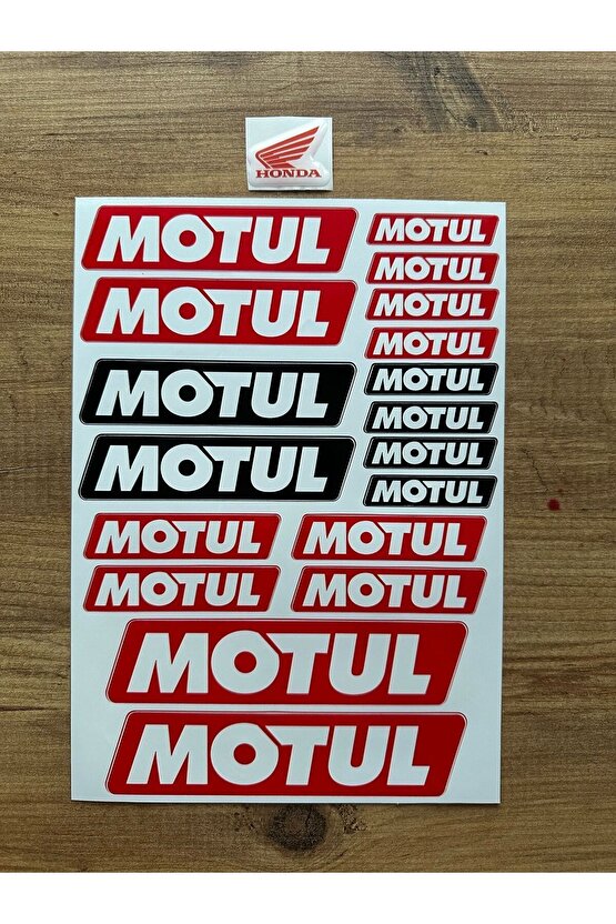 MOTUL MOTORSİKLET KASK STİCKER ÇIKARTMA SETİ