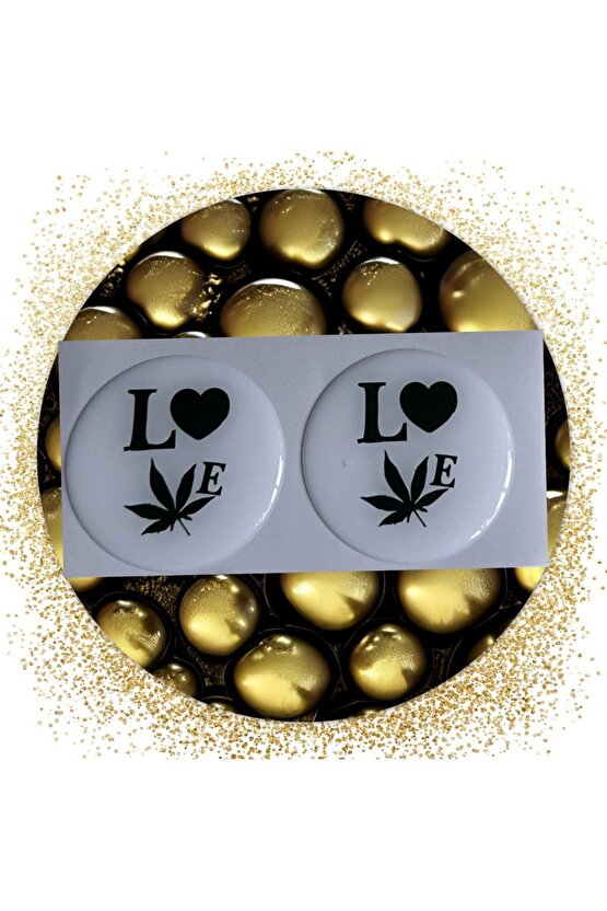 PHOENİX STİCKER LOVE DAMLA STİCKER 5x5 CM 2 ADET