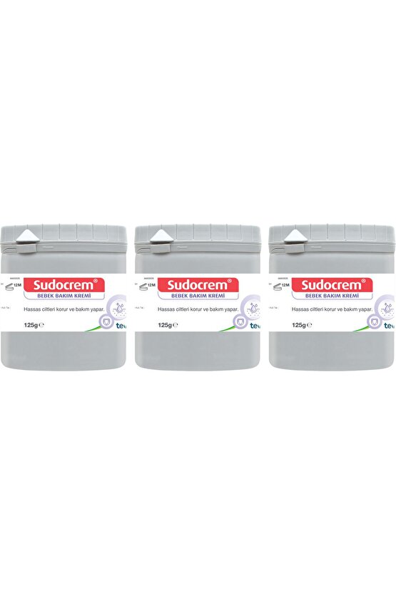 Bebek Bakım Kremi 125 gr X 3 Adet