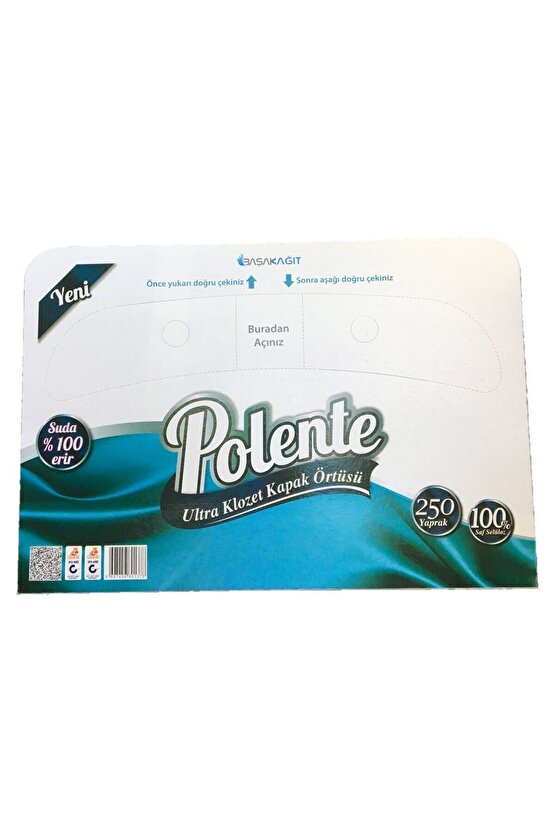 Klozet Kapak Örtüsü 250li x 20 1 Koli