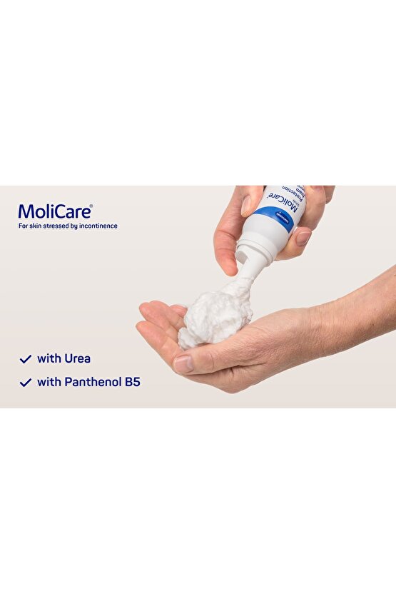 Molicare, Çatlak Karşıtı Yoğun Nemlendirici Üreli Cilt Bakım Köpüğü 100 ml