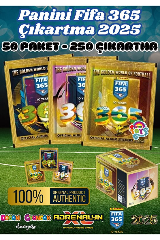 Panini FIFA 365 2025 Albüm Başlangıç Paketi ve Stickers - Futbolcu Çıkartmaları - Trading Futbolcu O