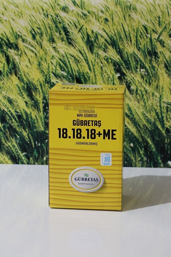 Azot- Fosfor- Potasyum Içerikli Harmanlanmış Npk Gübresi 18-18-18+me - 1 Kg