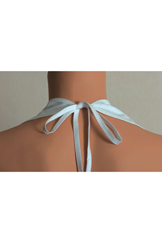 Caress C110 Sıvı Geçirmez,yıkanabilir,cepli,bağcıklı Yetişkin Yemek Önlüğü Yeşil