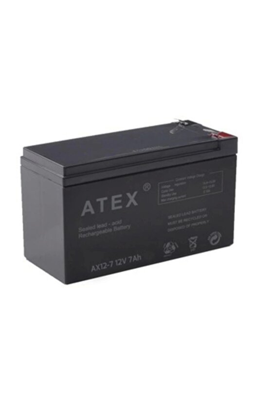 12 V 7 Ah Kuru Akü 16 Lt Akülü Ilaçlama Aküsü