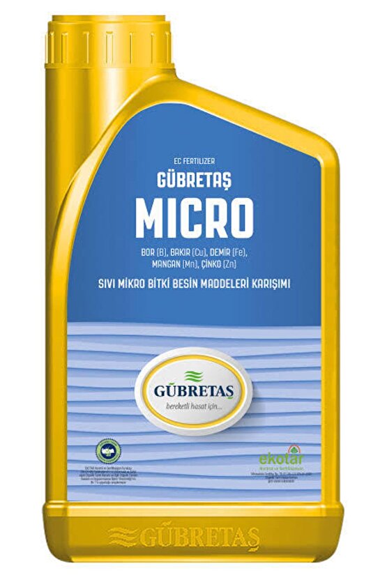 Mıcro Sıvı Mikro Bitki Besin Maddeleri Karışımı 1 Litre