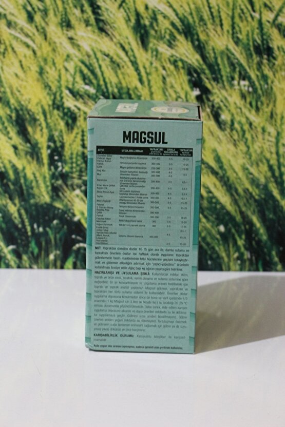 Yüksek Magnezyum İçerikli Toz Gübre Magsul - 1 kg
