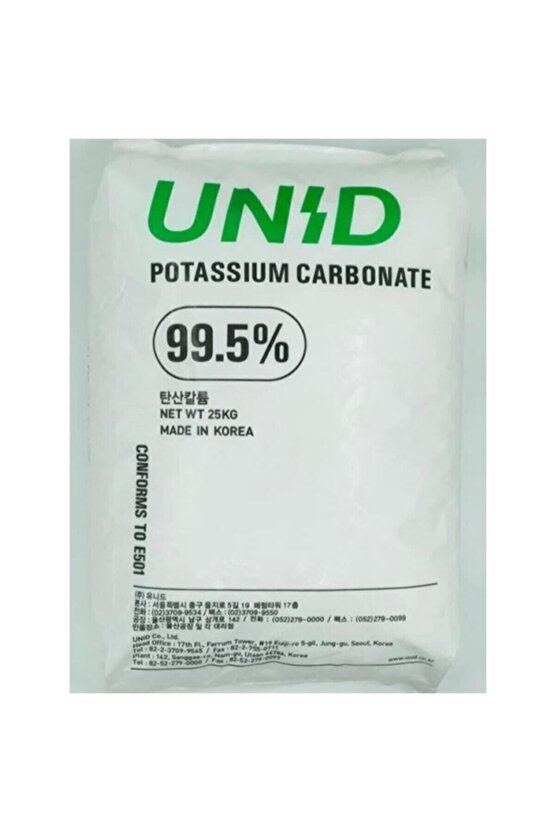 Potasyum Karbonat 25kg Potasa Üzüm Bandırma Için !! (RUS MENŞELİ)