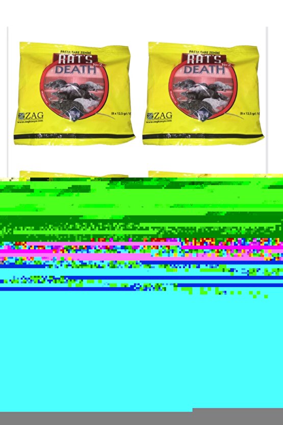 Rats Death Fare Sıçan Ilacı 4 Paket Pasta2 Adet Fare Yapışkanı Hediyeli