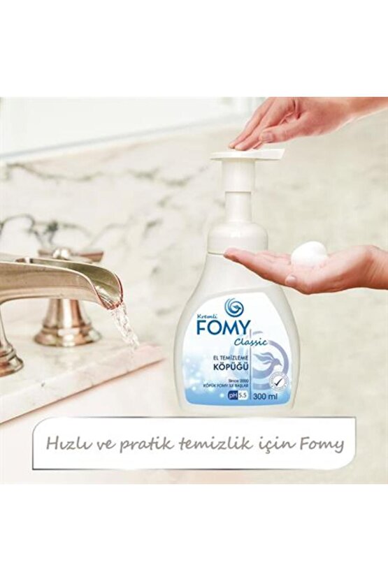 Classic Köpük Sabun El Temizleme Köpüğü Seti 1800+300 Ml N013