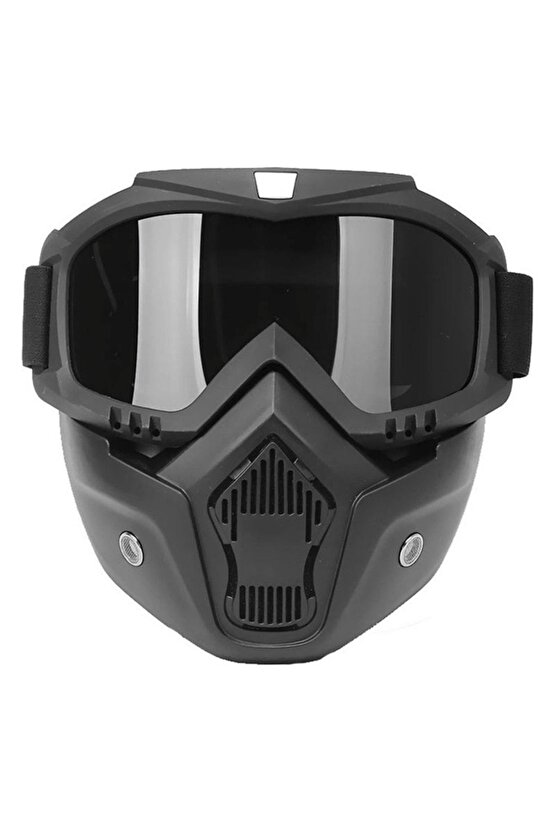 Koruyucu Motosiklet Jet Kask Maskesi