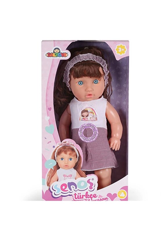Senoş Saçlı Bebek - Türkçe Konuşan Senoş Et Bebek - Konuşan Bebek - Senoş Bebek - Saçlı Bebek - Bebe