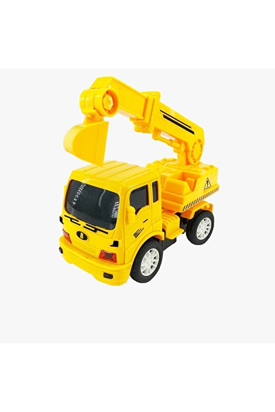 Işıklı Sürtmeli Kepçe - İş Makineleri - Sürtmeli Araçlar - İnşaat Oyuncakları - Araçlar - Makineler