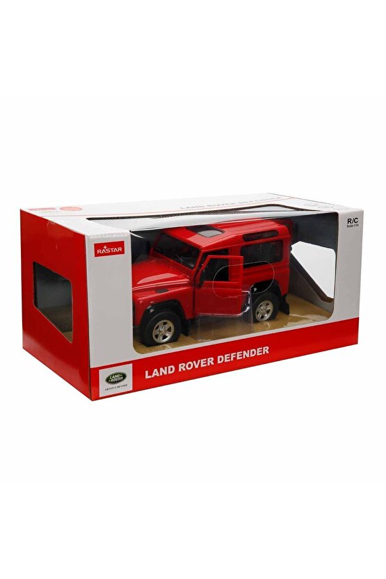 Rastar Land Rover Defender Uzaktan Kumandalı Araba Kırmızı - 1:14 Ölçekli Kumandalı Araba - RC Araç
