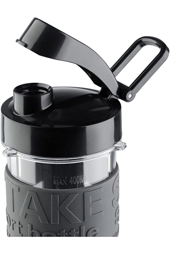 AR1032 Shaken Take Kişisel Smoothie Blender, Siyah (300 W, 2 Adet Şişe)