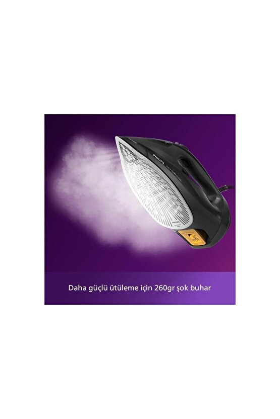 7500 Serisi Azur Buharlı Ütü 3200w, 55gdk Sürekli Buhar, 260 G Şok Buhar, Dst751180