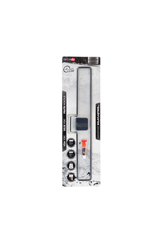 V Havluluk Siyah Uzun Dc-5061 0614 30 Cm