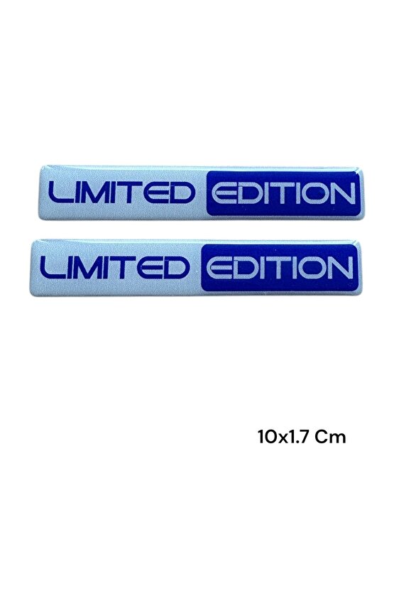 Limited Edition Damla Sticker Araba Stickerı (2 li Set) - 10x1.7 cm