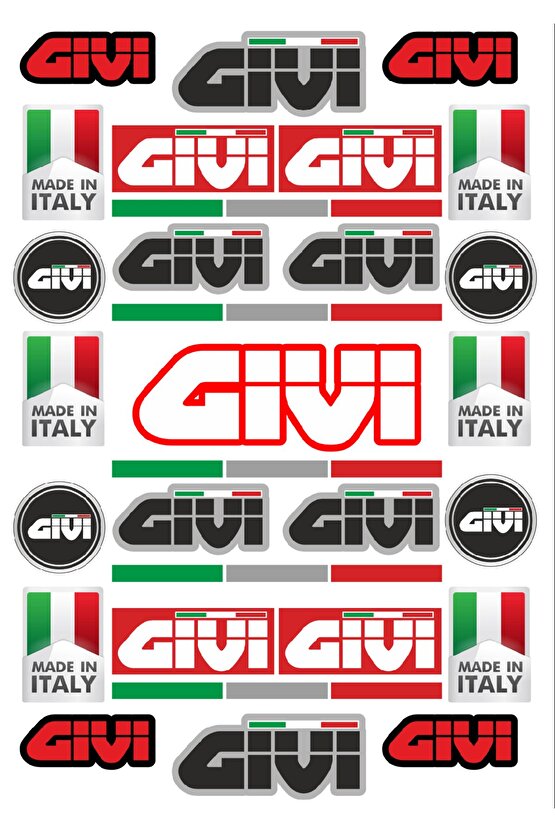Givi Sticker Seti Motorsiklet Kask
