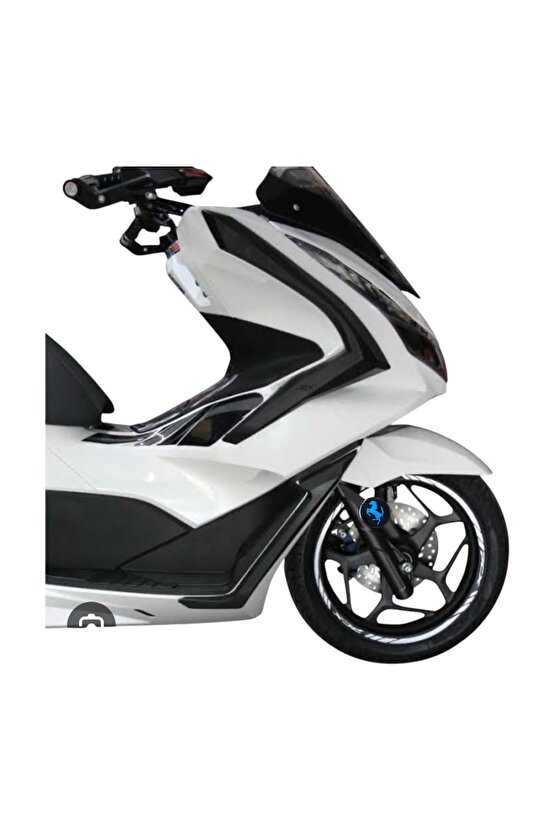 Ferrari Tarzı Arma Sticker (2’li Set) – 5x5 cm