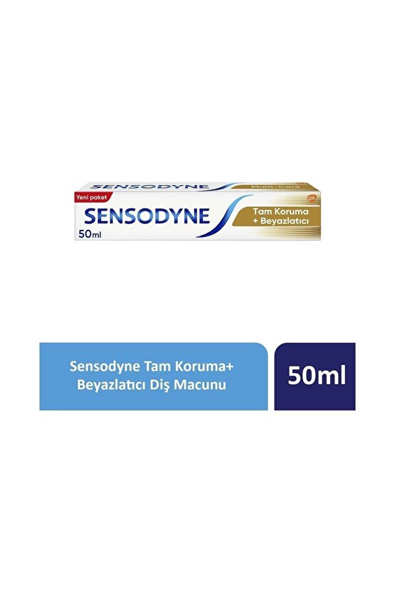Total Care White. 50 ml Diş Macunu Tam Koruma Beyazlatıcı X3 Adet